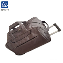 wholesale large capacity nylon travel trolley luggage bag